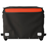Bike Trailer Black and Orange 45 kg Iron - 45-Degree Angle