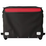 Bike Trailer Black and Red 45 kg Iron