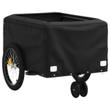Bike Trailer Black and Yellow 30 kg Iron - 45-Degree Angle