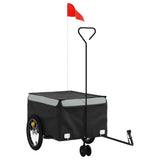 Bike Trailer Black and Grey 45 kg Iron - Front View