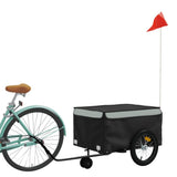 Bike Trailer Black and Grey 45 kg Iron - Side View