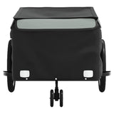 Bike Trailer Black and Grey 45 kg Iron