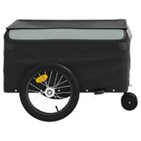 Bike Trailer Black and Grey 45 kg Iron - Close-Up Angle