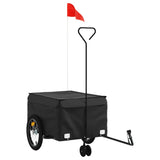 Bike Trailer Black 45 kg Iron - Front View