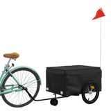 Bike Trailer Black 45 kg Iron - Side View