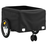 Bike Trailer Black 45 kg Iron - 45-Degree Angle