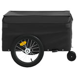 Bike Trailer Black 45 kg Iron - Close-Up Angle