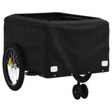 Bike Trailer Black and Yellow 45 kg Iron - 45-Degree Angle