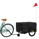 Bike Trailer Black 45 kg Iron - Side View