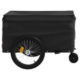 Bike Trailer Black 45 kg Iron - Close-Up Angle