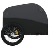 Bike Trailer Black 30 kg Iron - Close-Up Angle