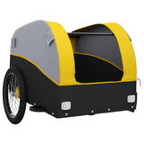 Bike Trailer Black and Yellow 45 kg Iron - 45-Degree Angle