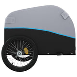 Bike Trailer Black and Blue 45 kg Iron - Close-Up Angle