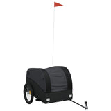 Bike Trailer Black 45 kg Iron