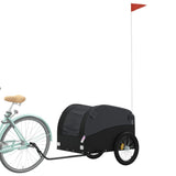 Bike Trailer Black 45 kg Iron