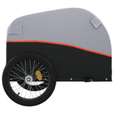 Bike Trailer Black and Orange 45 kg Iron - Close-Up Angle