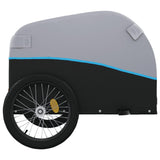Bike Trailer Black and Blue 45 kg Iron - Close-Up Angle