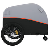 Bike Trailer Black and Orange 45 kg Iron