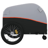 Bike Trailer Black and Orange 45 kg Iron - Close-Up Angle