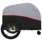 Bike Trailer Black and Red 45 kg Iron - Close-Up Angle