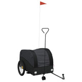Bike Trailer Black 45 kg Iron - Front View