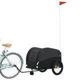 Bike Trailer Black 45 kg Iron - Side View