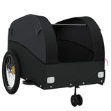 Bike Trailer Black 45 kg Iron