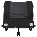 Bike Trailer Black 45 kg Iron