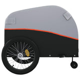 Bike Trailer Black and Orange 45 kg Iron - Close-Up Angle