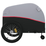 Bike Trailer Black and Red 45 kg Iron - Close-Up Angle