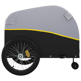 Bike Trailer Black and Yellow 45 kg Iron - Close-Up Angle