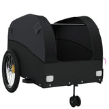 Bike Trailer Black 45 kg Iron - 45-Degree Angle
