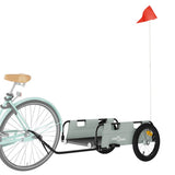 Bike Trailer Grey Oxford Fabric and Iron