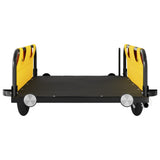 Bike Trailer Yellow Oxford Fabric and Iron - 45-Degree Angle