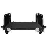 Bike Trailer Black Oxford Fabric and Iron - 45-Degree Angle