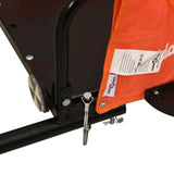 Bike Trailer Orange Oxford Fabric and Iron - Extra Image