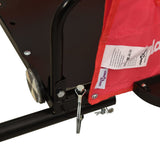Bike Trailer Red Oxford Fabric and Iron - Extra Image