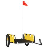 Bike Trailer Yellow Oxford Fabric and Iron - Front View