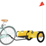 Bike Trailer Yellow Oxford Fabric and Iron - Side View