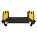 Bike Trailer Yellow Oxford Fabric and Iron - 45-Degree Angle