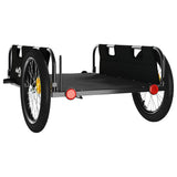 Bike Trailer Black Oxford Fabric and Iron - Close-Up Angle