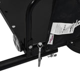Bike Trailer Black Oxford Fabric and Iron - Extra Image
