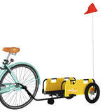 Bike Trailer Yellow Oxford Fabric and Iron - Side View