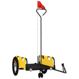 Bike Trailer Yellow Oxford Fabric and Iron - Front View