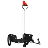 Bike Trailer Black Oxford Fabric and Iron - Front View