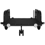 Bike Trailer Black Oxford Fabric and Iron - 45-Degree Angle