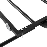 Bike Trailer Black 122x53x28 cm Iron - Low Angle