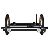 Bike Trailer Black 126x63x34 cm Iron - 45-Degree Angle