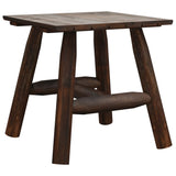 3 Piece Garden Lounge Set Solid Wood Spruce - Top-Down View