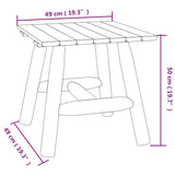 3 Piece Garden Lounge Set Solid Wood Spruce - Close-Up Angle